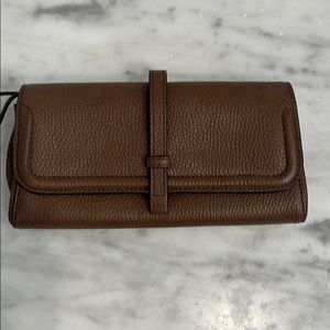 Annabel Ingall clutch brown